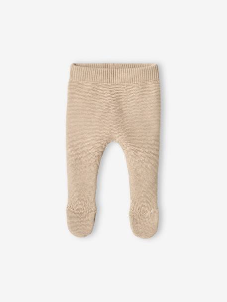 3-delige kraamset in puntschuim blauwgroen+gemêleerd beige - vertbaudet enfant 