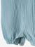 Salopette bébé naissance en gaze de coton doublée beige+denim bleached+vert - vertbaudet enfant 