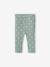 Effen geribbelde legging voor baby saliegroen+vanille - vertbaudet enfant 