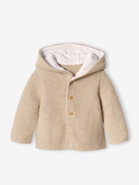 3-delige kraamset in puntschuim blauwgroen+gemêleerd beige - vertbaudet enfant 