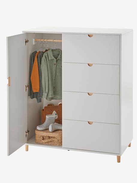 Commode met hanggedeelte LIGNE SMILE wit - vertbaudet enfant 