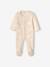 Pyjama bébé mixte en velours ouverture devant beige chiné - vertbaudet enfant 