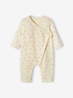 Baby-Pyjama,  overpyjama-Babyslaappakje met wikkeleffect van hydrofiel doek