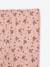 Legging à fleurs maille pointelle fille rose poudré - vertbaudet enfant 