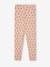 Legging à fleurs maille pointelle fille rose poudré - vertbaudet enfant 