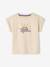 Ensemble de sport t-shirt et corsaire fille motif 'sunrise' irisé écru - vertbaudet enfant 