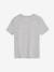 Jongensshirt met pailletten gemêleerd grijs - vertbaudet enfant 