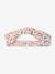 Jurk met bijpassende haarband babymeisje beige+donkergroen met print+roze (poederkleur) - vertbaudet enfant 