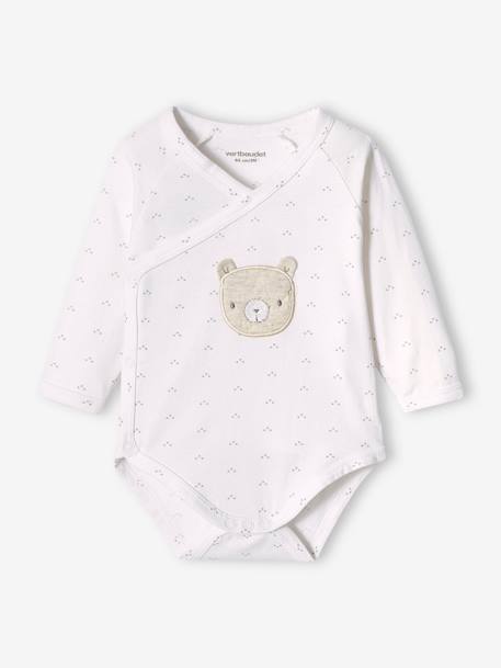 3-delige kraamset in puntschuim blauwgroen+gemêleerd beige - vertbaudet enfant 