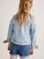 Personaliseerbare denim jasje voor meisjes double stone+stone - vertbaudet enfant 