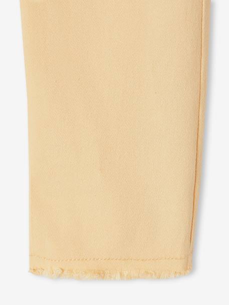 Tregging couleur fille jaune pâle+mauve - vertbaudet enfant 