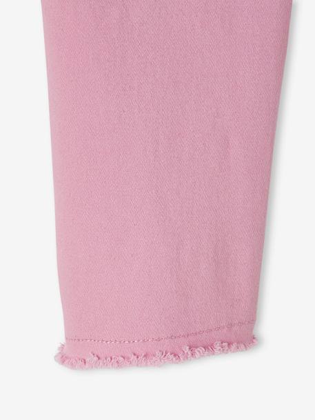 Tregging couleur fille jaune pâle+mauve - vertbaudet enfant 