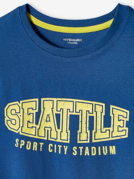 T-shirt team sport esprit collège garçon bleu - vertbaudet enfant 