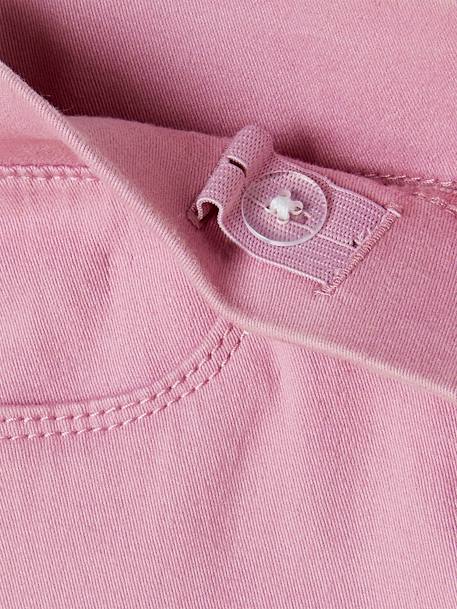 Tregging couleur fille jaune pâle+mauve - vertbaudet enfant 