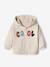 Babysweater met rits en capuchon ecru+hemelsblauw - vertbaudet enfant 