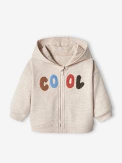 -Sweat bébé zippé à capuche