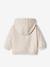 Babysweater met rits en capuchon ecru+hemelsblauw - vertbaudet enfant 