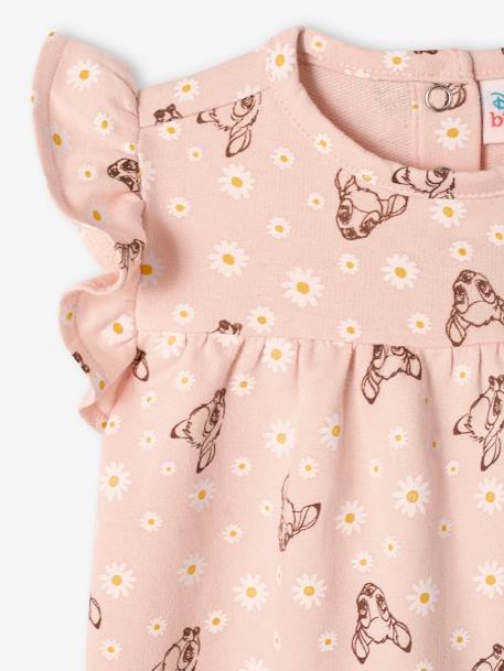 Ensemble fille 2 pièces Disney Bambi combinaison + bandeau vieux rose - vertbaudet enfant 