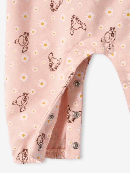 Ensemble fille 2 pièces Disney Bambi combinaison + bandeau vieux rose - vertbaudet enfant 