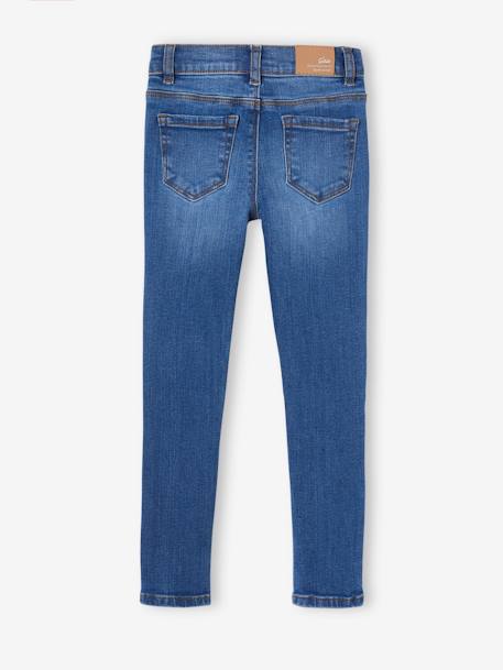 BASICS skinny broek jeansblauw+lichtblauw - vertbaudet enfant 