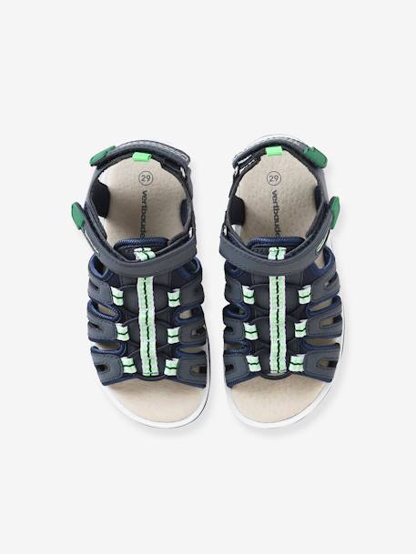 Sandales scratchées enfant marine - vertbaudet enfant 