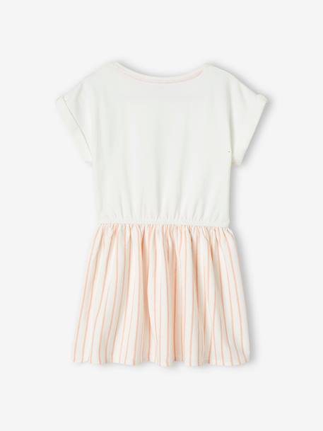 Robe sweat fille Disney Marie les Aristochats rose pâle - vertbaudet enfant 