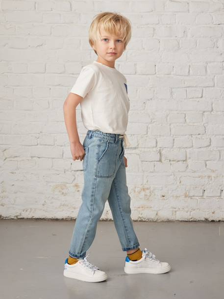 Lot de 7 paires de socquettes garçon bleu grisé - vertbaudet enfant 
