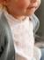 Blouse bébé broderie anglaise à volants blanc+bleu ciel+rose bonbon - vertbaudet enfant 