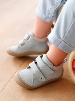 Schoenen-Baby schoenen 17-26-Eerste stapjes 17-23-Zachte lederen laarsjes met klittenband voor de kruipende baby