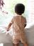 Badstoffen babyset met T-shirt en short blauw, gestreept+taupe - vertbaudet enfant 
