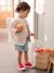 Short bébé fille paperbag avec ceinture imprimée denim bleached - vertbaudet enfant 