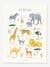 Affiche Animaux d'Afrique Lilydale LILIPINSO jaune pâle - vertbaudet enfant 
