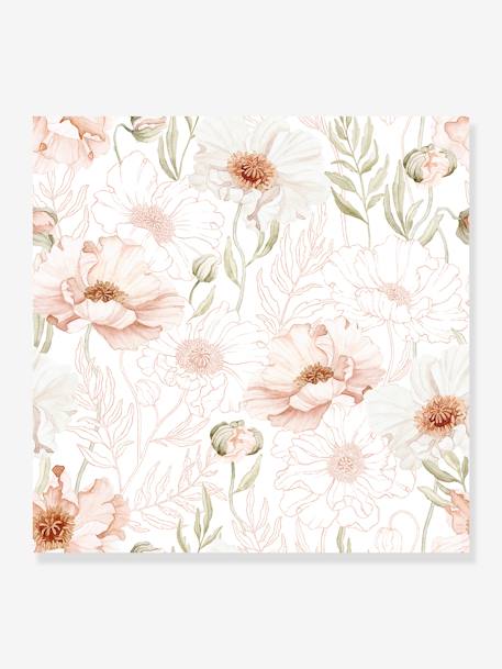 Papier peint Coquelicots Poppies rose nude - vertbaudet enfant 