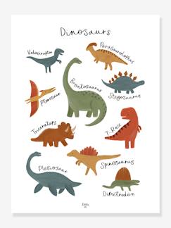 Linnengoed en decoratie-Decoratie-Kader, affiche, fotolijsten-Poster dinosaurus sunny LILIPINSO