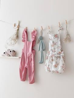 -Tuinbroek voor baby's van linnen en katoen