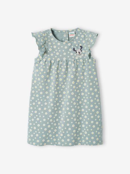 Robe bébé fille Disney Minnie vert d'eau - vertbaudet enfant 