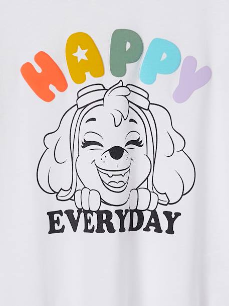 T-shirt fille manches courtes Pat'Patrouille blanc - vertbaudet enfant 