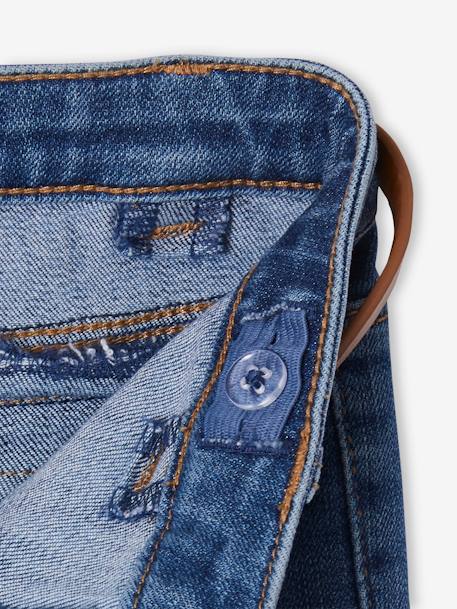 Onverwoestbare meisjesjeans en mooie riem stone - vertbaudet enfant 