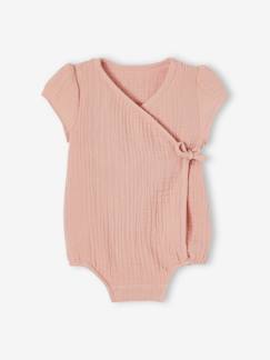 Baby-T-shirt, coltrui-Romper baby van katoengaas, personaliseerbaar, sluiting pasgeborenen