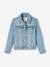 Personaliseerbare denim jasje voor meisjes double stone+stone - vertbaudet enfant 