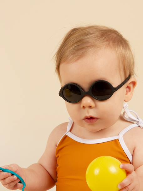 Lunettes Diabola 0-1 an Ki ET LA NOIR FONCE UNI+ORANGE CLAIR UNI+ROSE CLAIR UNI - vertbaudet enfant 