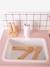 Houten design keukentje karamel+roze+wit - vertbaudet enfant 