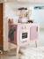 Cuisine en bois FSC® design blanc+caramel+rose - vertbaudet enfant 