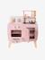 Cuisine en bois FSC® design blanc+caramel+rose - vertbaudet enfant 