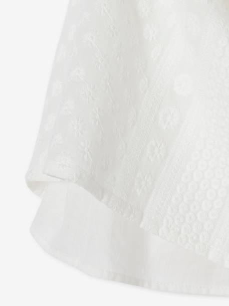 Robe de cérémonie brodée fille écru - vertbaudet enfant 