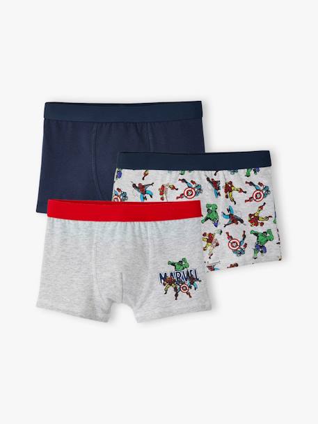 Garçon-Lot de 3 boxers garçon Marvel Avengers