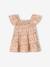 Robe fleurie bébé avec smocks écru - vertbaudet enfant 