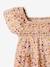 Robe fleurie bébé avec smocks écru - vertbaudet enfant 