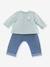 Pantalon et Marinière bords de Loire - COROLLE rayé bleu - vertbaudet enfant 