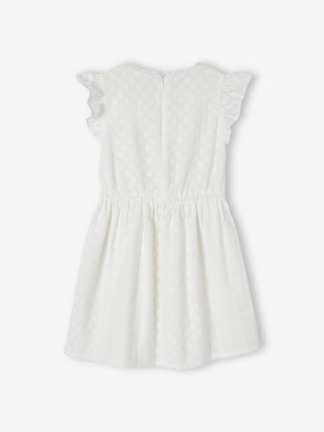 Robe de cérémonie brodée fille écru - vertbaudet enfant 